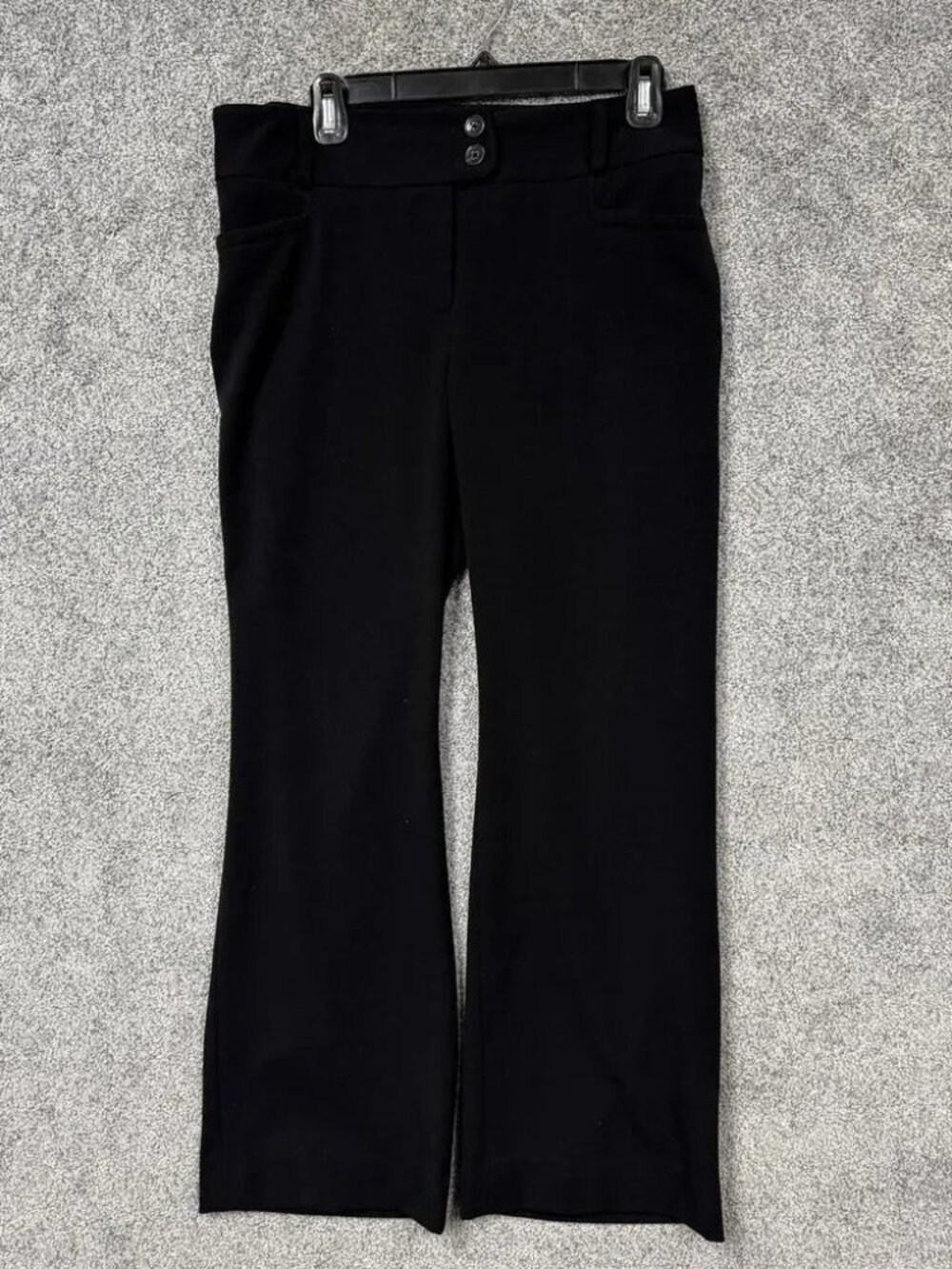 Rafaella Dress Pants Womens Size 8 32x29 Black Straight Stretch Office Siren